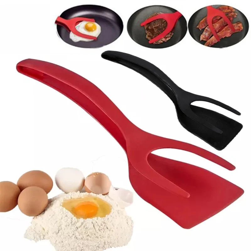 3 Multipurpose Nylon Spatula Kit With Tickerpick For Eggs Steak Pancake Tapioca