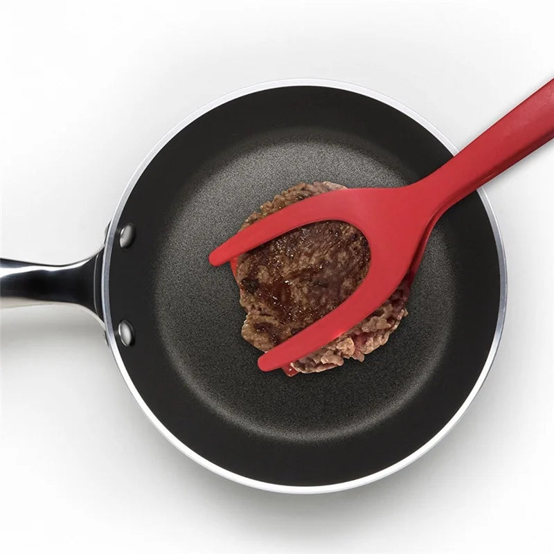 3 Multipurpose Nylon Spatula Kit With Tickerpick For Eggs Steak Pancake Tapioca